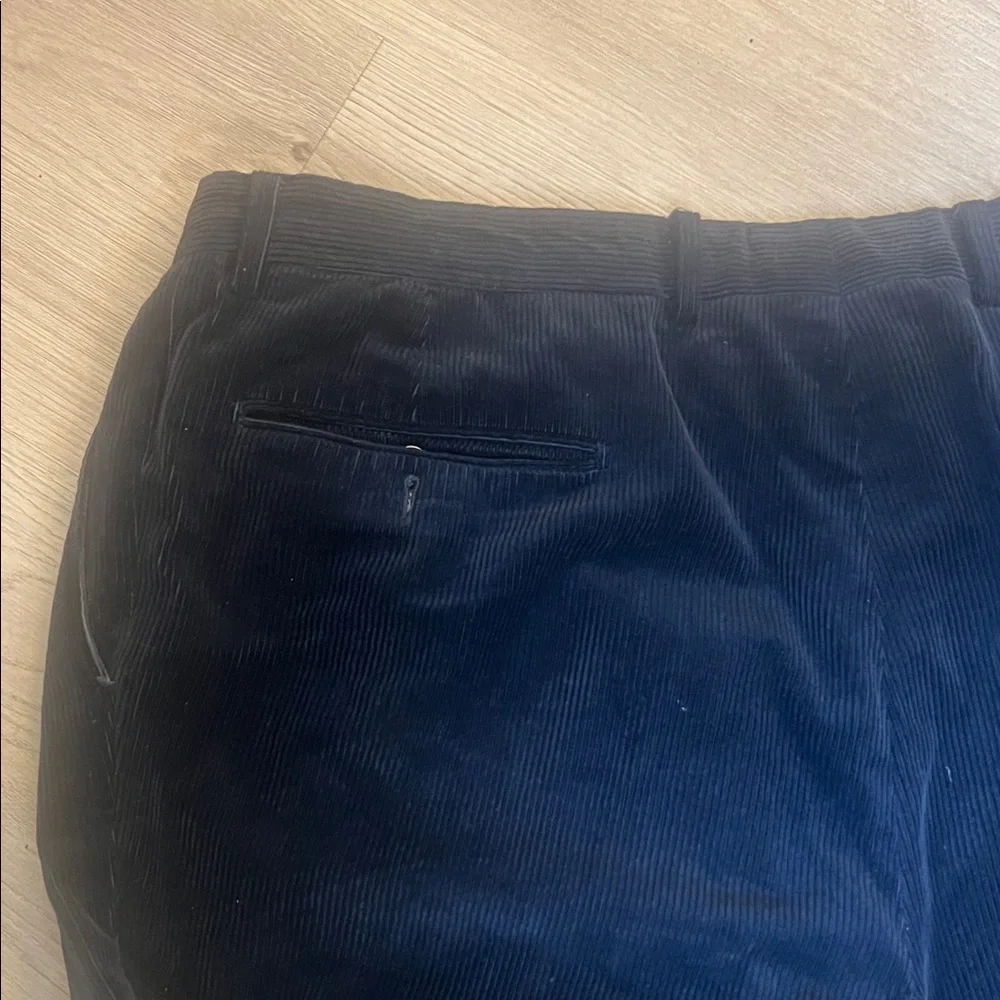 Santorelli - Men's navy corduroy pant